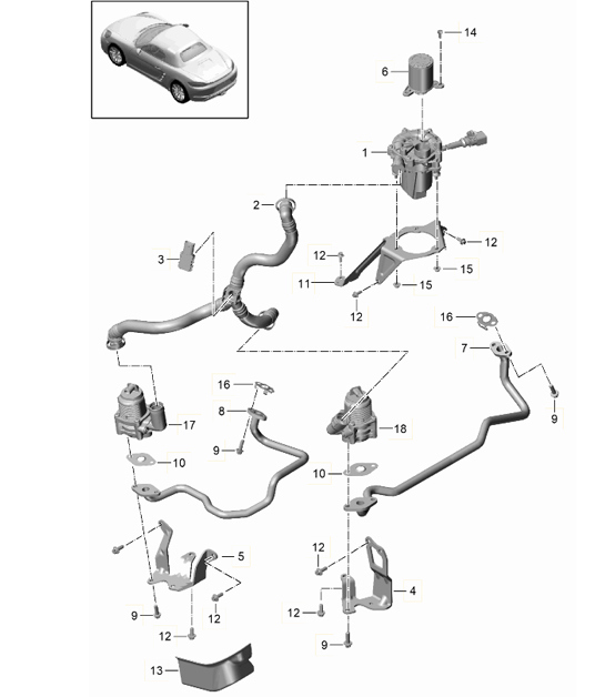 Diagram 108-000 Porsche Taycan (9J1) MK1 2020-2024 
