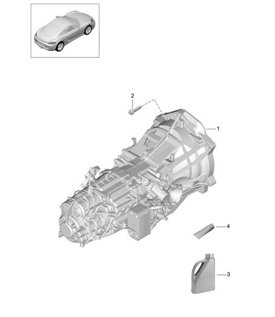 Diagram 302-000 Porsche Cayman 718 (982) 2017>> Trasmissione