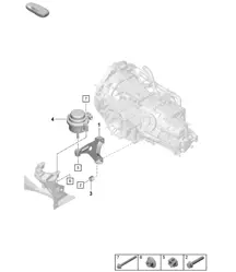 Pièces de fixation de boîte de vitesses (modèle : GTS 4.0, G8230, CG270) 718C (982C) Cayman GTS 4.0L 2017>>