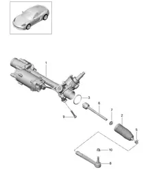 Lenkgetriebe / Lenkungsteile 718C (982C) Cayman 2017>>