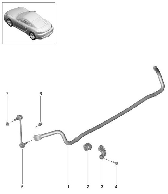 Diagram 502-030 Porsche Cayenne Coupe Turbo S E-Hybrid V8 4.0L 550Hp 