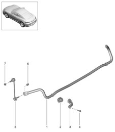 Barra estabilizadora 718C (982C) Cayman 2017>> Barra estabilizadora 718C (982C) Cayman 2017>>