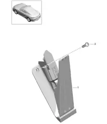 Pédales commande accélérateur 718C (982C) Cayman 2017>>