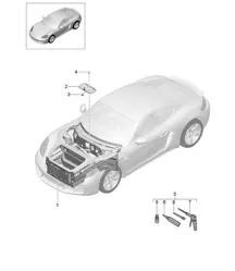 Face avant (complète) 718C (982C) Cayman 2017>>