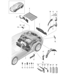 Parte posteriore 718C (982C) Cayman 2017&gt;&gt;