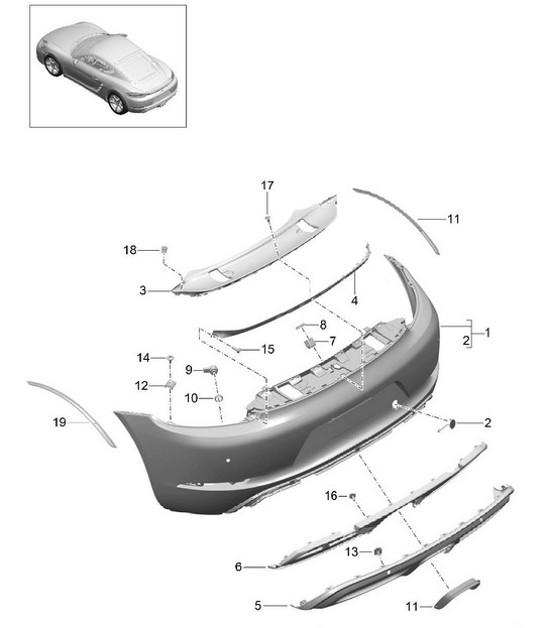 Diagram 802-023 Porsche Taycan (9J1) MK1 2020-2024 