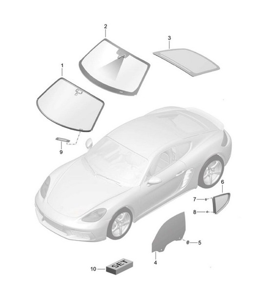 Diagram 805-000 Porsche 928GTS 5.4L 1992-95 