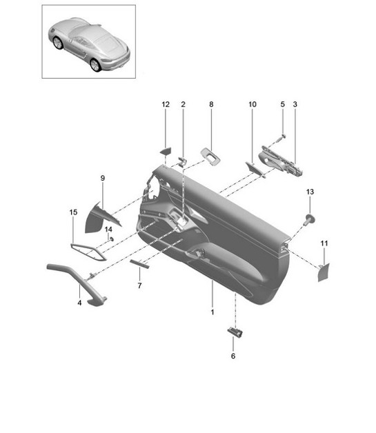 Diagram 808-060 Porsche Panamera Diesel V6 3.0L Body