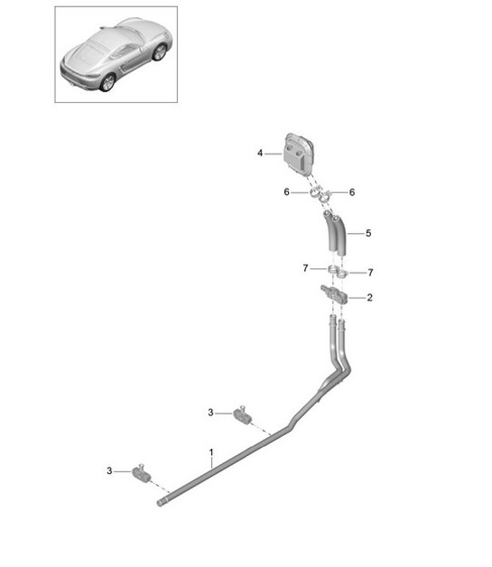 Diagram 813-000 Porsche Cayman S 3.4L 987C 2005-08 Body