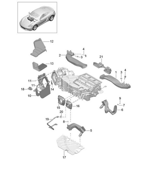 Diagram 813-005 Porsche 997 MKII Carrera C4 3.6L 2009> Carrocería