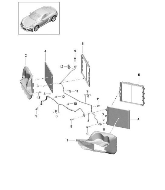 Diagram 813-020 Porsche Macan Petrol 2.0L 245Bhp 