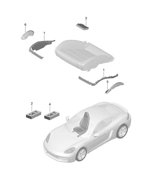 Diagram 817-009 Porsche Taycan (9J1) MK1 2020-2024 