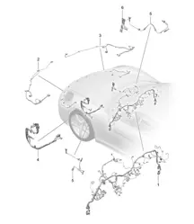 Wiring looms / Dashboard / Trim / Steering / Front axle differential - FRONT - 718C (982C) 2017>>