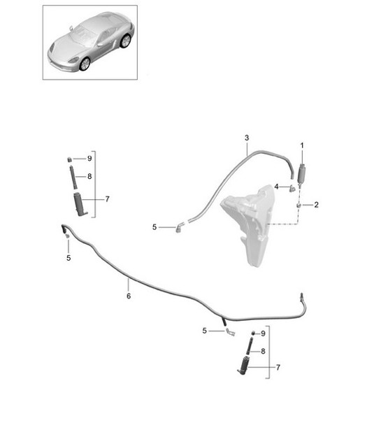 Diagram 904-020 Porsche Taycan Turbo S 