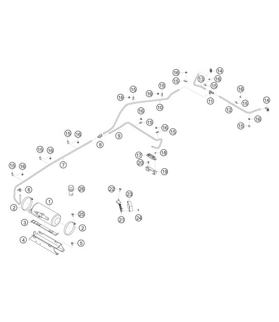 Diagram 0.0-02 Porsche 996 C2 3.4L 1997-08/01 Accessories & others 