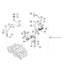 Lubrification moteur 982 Cayman GT4 Clubsport 2019-2020