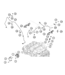 Sistema di distribuzione del carburante 982 Cayman GT4 Clubsport 2019-2020