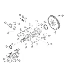 Vilebrequin / Bielle 982 Cayman GT4 Clubsport 2019-2020