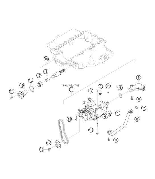 Diagram 1.1-09 Porsche 991 Cabriolet 2S 3.0L (420 Bhp) Engine