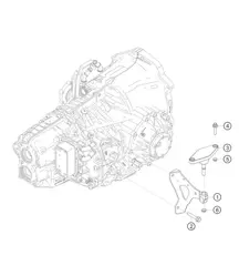 Support de boîte de vitesses 982 Cayman GT4 Clubsport 2019-2020