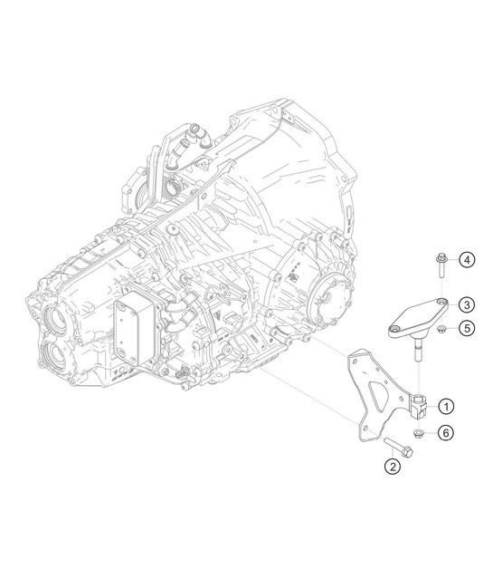 Diagram 3.3-06 Porsche 993 (911) C4 1994-97 Transmission