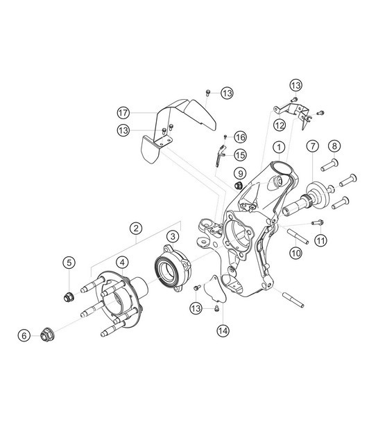 Diagram 4.4-02 Porsche 992 (911) MK1 2019-2024 Front Axle, Steering 