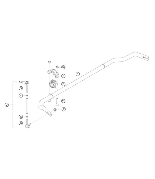 Diagram 4.4-03 Porsche Cayenne S/GTS 4.8L 2007>> Front Axle, Steering 