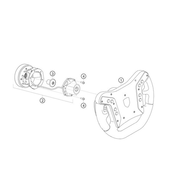 Diagram 4.4-09 Porsche Cayman S 3.4L 987C 2005-08 Front Axle, Steering 