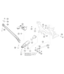 Hinterachsquerlenker 982 Cayman GT4 Clubsport 2019-2020