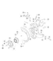 Montant arrière 982 Cayman GT4 Clubsport 2019-2020