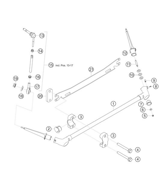 Diagram 5.5-04 Porsche Cayman S 3.4L 981 2013-16 Rear Axle