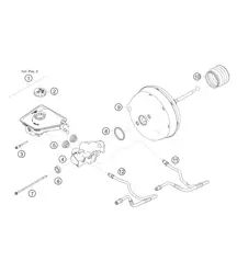 Hauptbremszylinder Trackday 982 Cayman GT4 Clubsport 2019-2020