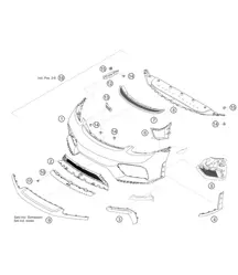 Frontverkleidung 982 Cayman GT4 Clubsport 2019-2020