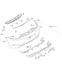 Heckverkleidung 982 Cayman GT4 Clubsport 2019-2020