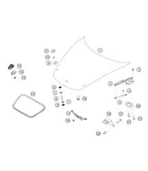 Front cover 982 Cayman GT4 Clubsport 2019-2020