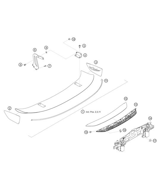Diagram 8.8-20 Porsche Cayenne 3.2L V6 2003>> Body