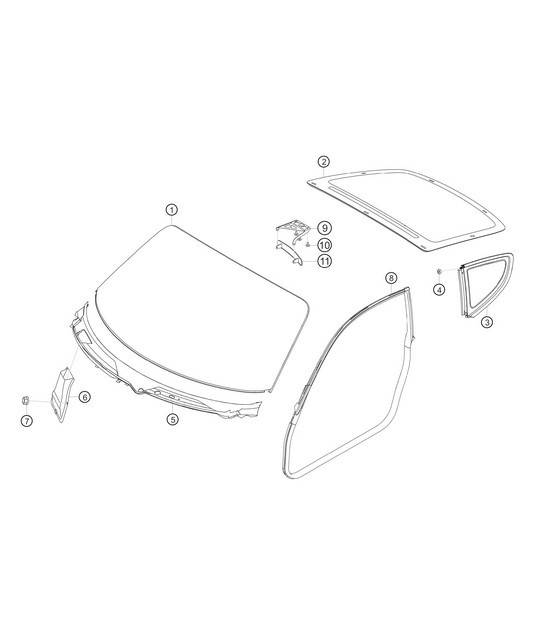 Diagram 8.8-22 Porsche Cayman S 3.4L 987C 2005-08 Body
