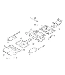 Underbody panelling 982 Cayman GT4 Clubsport 2019-2020