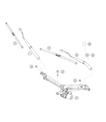 Sistema tergicristallo 982 Cayman GT4 Clubsport 2019-2020