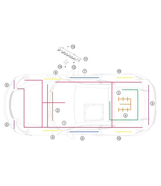 Diagram 9.9-18 Porsche Cayenne S/GTS 4.8L 2007>> Electrical equipment