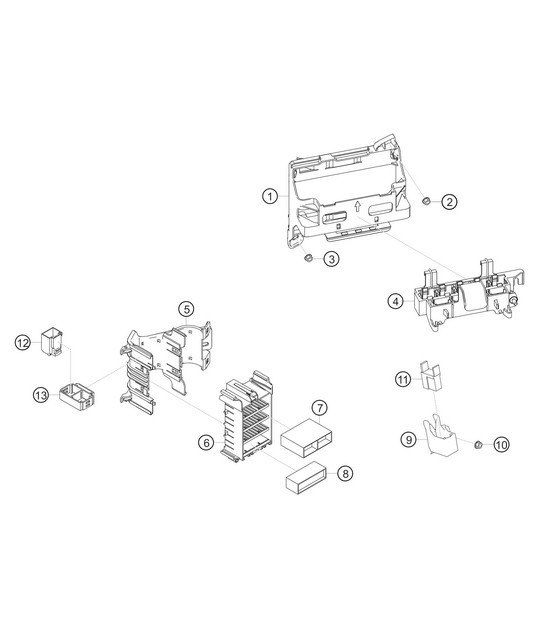 Diagram 9.9-05 Porsche 996 C2 3.4L 1997-08/01 Electrical equipment