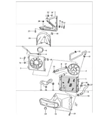 Wasserkühlung - 3 - für 986 Boxster 1997-04