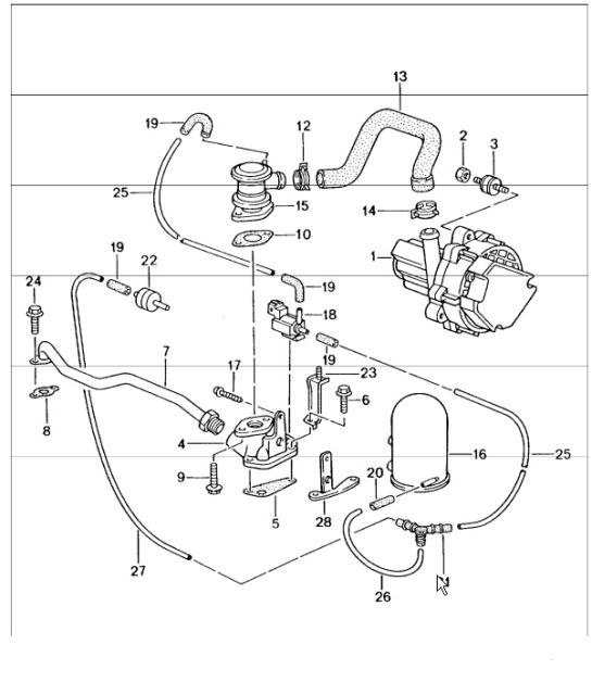 Diagram 108-06 Porsche Cayman 987C/981C (2005-2016) Engine