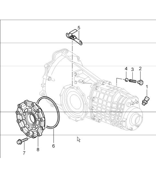 Diagram 302-05 Porsche Cayenne E-Hybrid V6 3.0L V6 340Hp 