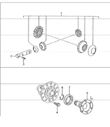 differential 986 Boxster S G86.20 2000 ONWARDS