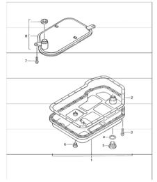 tiptronic: oil filter and oil pan for 986 Boxster A86.00 1997-99, 986 Boxster A86.05 2000-04 and 986 Boxster S A86.20 2000-04 tiptronic: oil filter and oil pan for 986 Boxster A86.00 1997-99, 986 Boxster A86.05 2000-04 and 986 Boxster S A86.20 2000-04