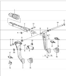 pedals 986 Boxster 1997 pedals 986 Boxster 1997