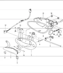 door handle 986 Boxster 1997-04