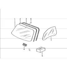 window glazing 986 Boxster 1997-04