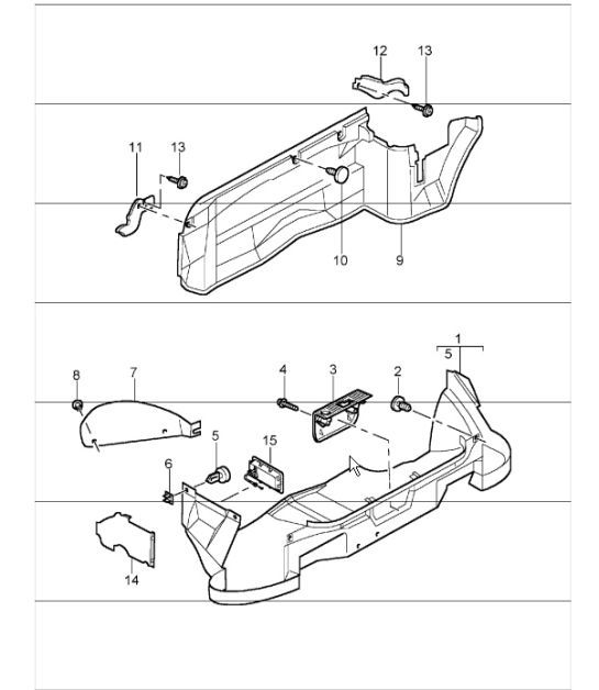 Diagram 807-01 Porsche Boxster 986/987/981 (1997-2016) Body